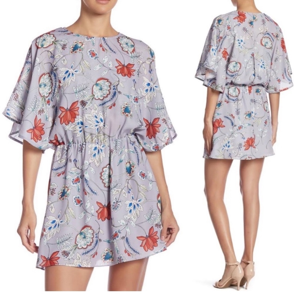 Parker Womens M‎ Violet Garden Mini Dress
